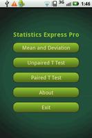 Statistics Express Pro Affiche