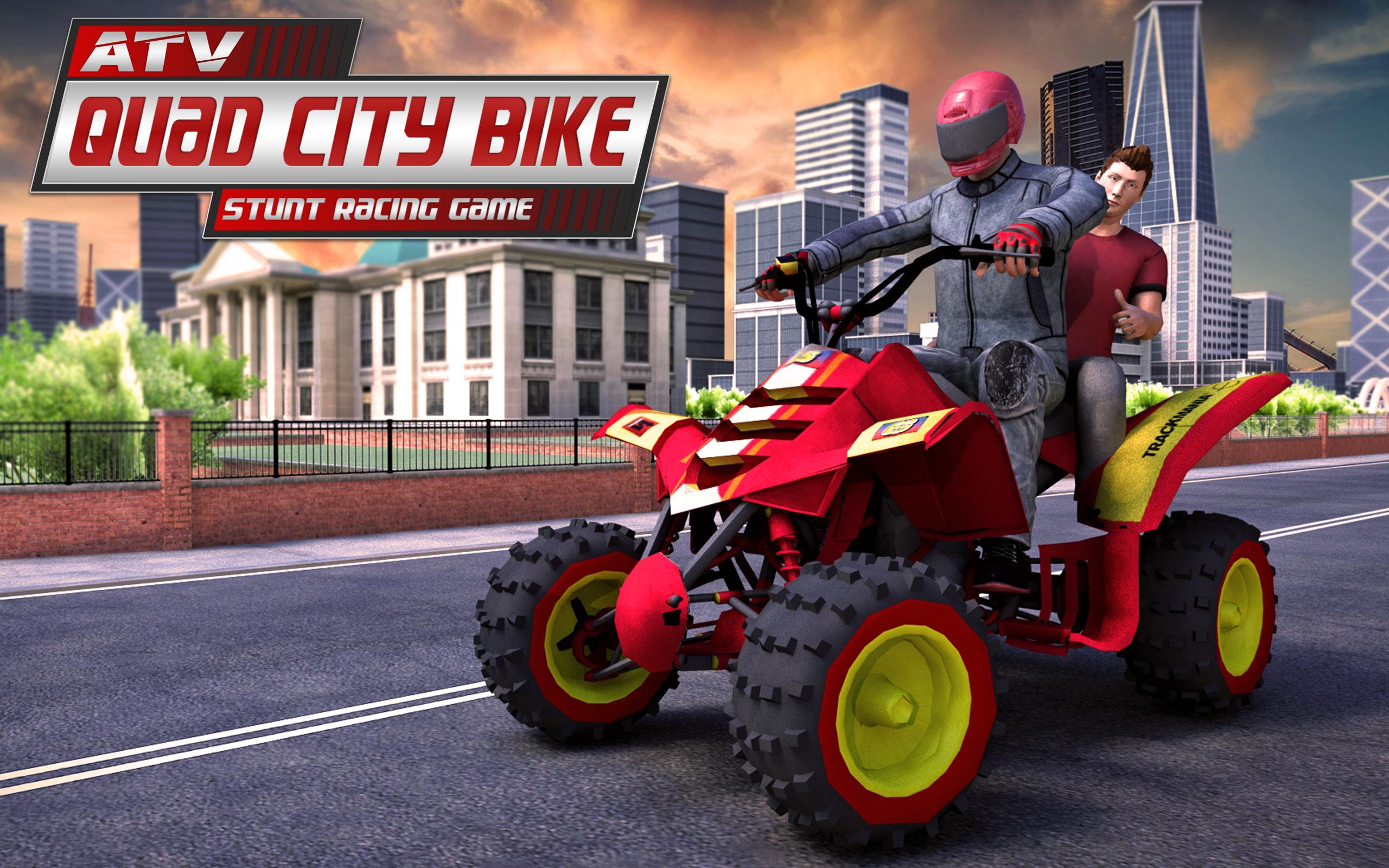 Won gallon binnenvallen ATV Quad City Bike: Stunt Raci APK voor Android Download