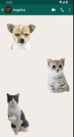 3 Schermata Emoji Stickers & Animals WA