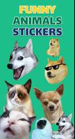 Emoji Stickers & Animals WA plakat