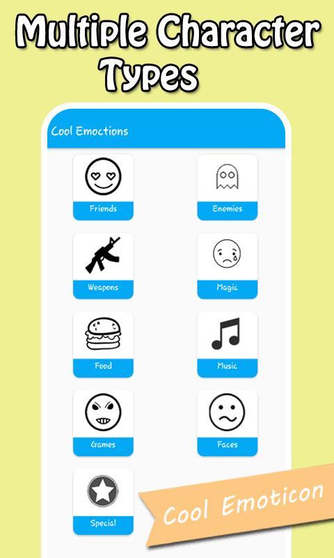 Android 用の クールなテキスト記号とキャラクター 顔文字絵文字 Apk をダウンロード