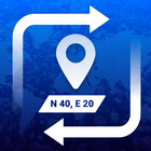 Coordinates Converter: GPS Map icône