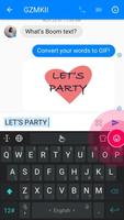 Love TouchPal Boomtext - Creat GIF penulis hantaran