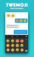 Twitter Emoji TouchPal Plugin captura de pantalla 1