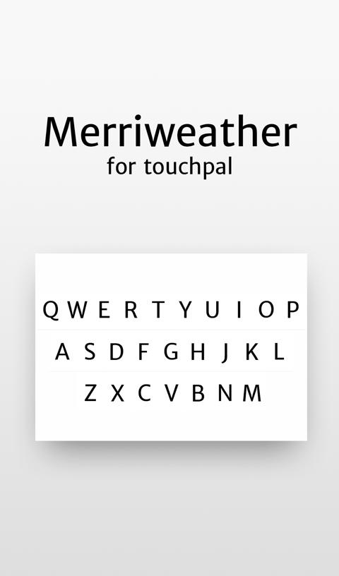 Merriweather шрифт
