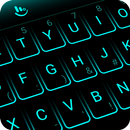 Neon Blue Thème pour clavier APK