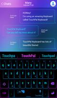 3 Schermata TouchPal Neon Light Theme