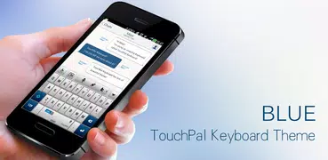 TouchPal Blue Keyboard Theme