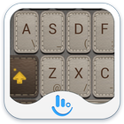 Leather Tema del Teclado icono