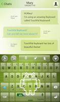 TouchPal Smart Robot Theme ảnh chụp màn hình 1