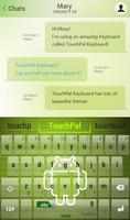 TouchPal Smart Robot Theme ảnh chụp màn hình 3