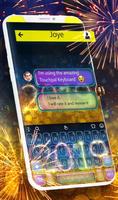 2019 Happy New Year Keyboard Theme ảnh chụp màn hình 1