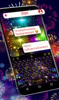Awesome Fireworks Keyboard Theme screenshot 1