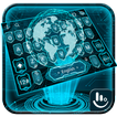 3D Future Tech Keyboard Theme