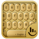 3D Gold Keyboard Theme APK