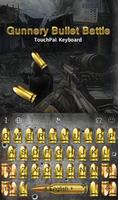 Gold Gunnery Bullet Battle Shots Stylish Reading plakat
