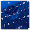 Live 3D Deformation Blue Cube Keyboard Theme