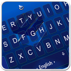 Live 3D Deformation Blue Cube Keyboard Theme иконка