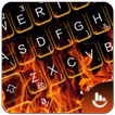 3D Flaming Fire Keyboard Theme