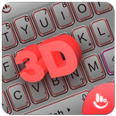 3D Red Keyboard Theme APK