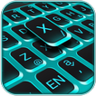 Black Blue Keyboard Theme