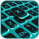 Black Blue Keyboard Theme APK