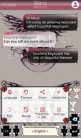 TouchPal Tattoo Keyboard Theme capture d'écran 2