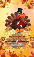 Thanksgiving Turkey Keyboard Theme screenshot 2