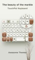 The Beauty of Marble Keyboard Affiche