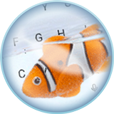 Live Clown Fish Keyboard Theme icono