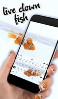 Live Clown Fish Keyboard Theme Affiche