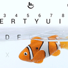 Animated Cute Fish Keyboard Theme ไอคอน