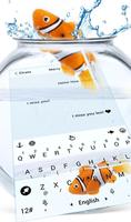 Animated Cute Fish Keyboard Theme ภาพหน้าจอ 2