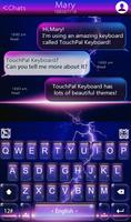 Night Thunder Keyboard Theme syot layar 1