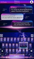 Night Thunder Keyboard Theme imagem de tela 2