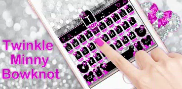 Twinkle Minny Bowknot Keyboard Theme