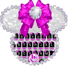 Twinkle Minny Bowknot Keyboard Theme APK download