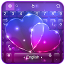 Twinkle Light Heart Keyboard Theme APK