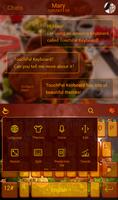 TouchPal Turkey Day Theme ảnh chụp màn hình 1