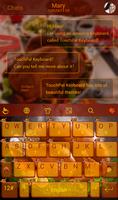 TouchPal Turkey Day Theme ảnh chụp màn hình 3