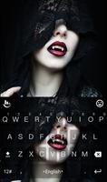 Vampire Lips Keyboard Theme poster