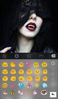 Vampire Lips Keyboard Theme syot layar 2