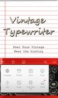 Vintage Typewriter Theme syot layar 2