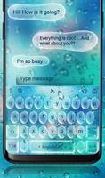 Water Keyboard Theme captura de pantalla 1