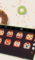 Colorful Doughnut Keyboard Theme imagem de tela 3