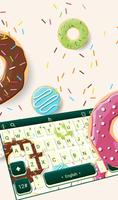 Colorful Doughnut Keyboard Theme imagem de tela 1