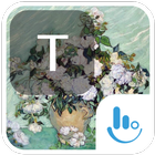 Pure White Rose Keyboard Theme icon