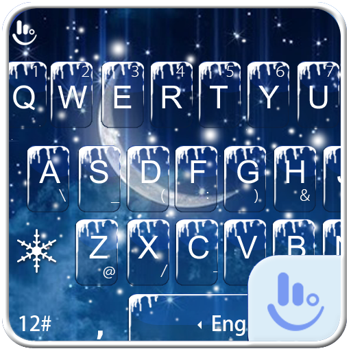 Winter Moon Night Keyboard