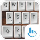 Wood Physical Keyboard أيقونة