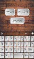 Wood Physical Keyboard اسکرین شاٹ 1